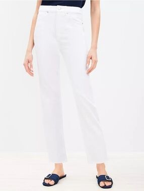 LOFT "The Monroe Slim" Jeans in White